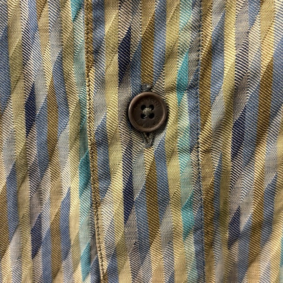 Missoni Sport Blue Gray Button Down Shirt XL - Picture 3 of 8